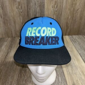 Nike Youth Kids Toddler Snapback Hat Cap Black Blue Record Breaker Nike True